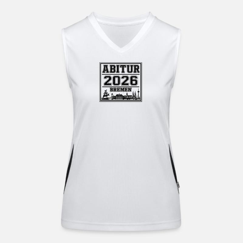Abitur-2026-Bremen Funktionelles Kontrast-Tank Top für Frauen