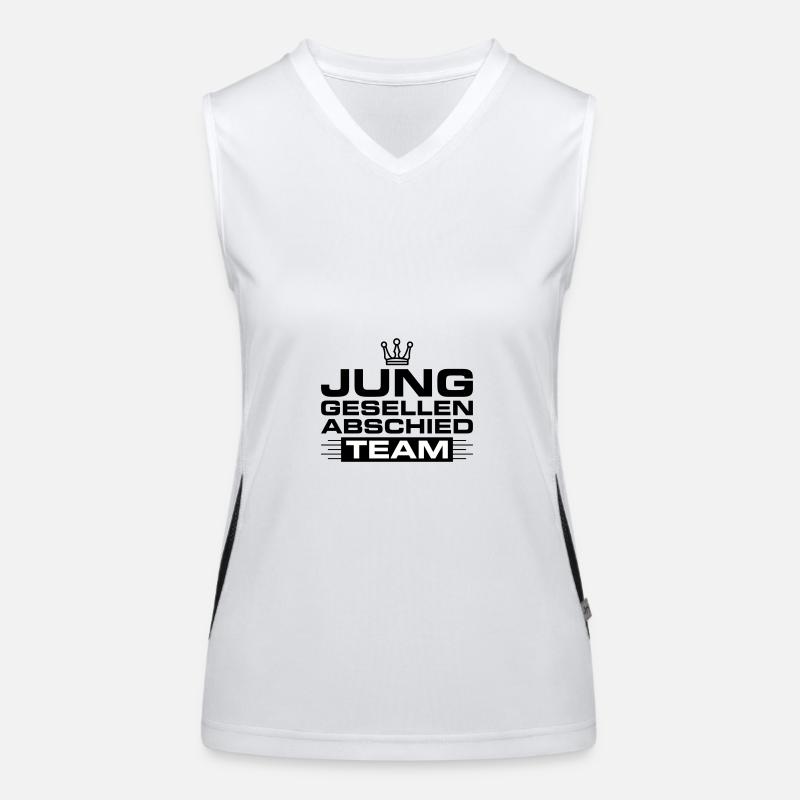 Junggesellen Abschied Team Funktionelles Kontrast-Tank Top für Frauen