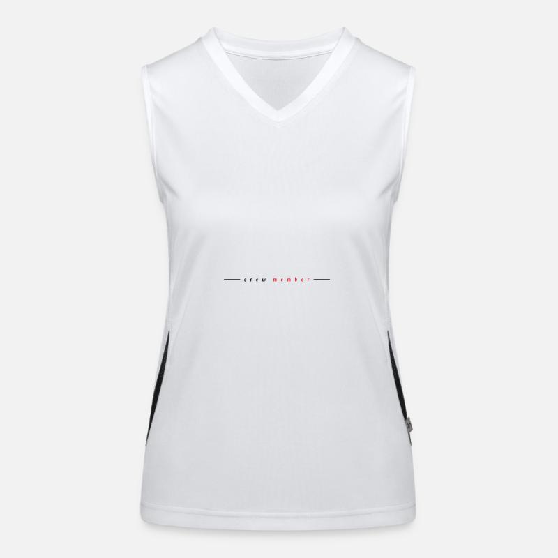 Crew Mitglied Funktionelles Kontrast-Tank Top für Frauen