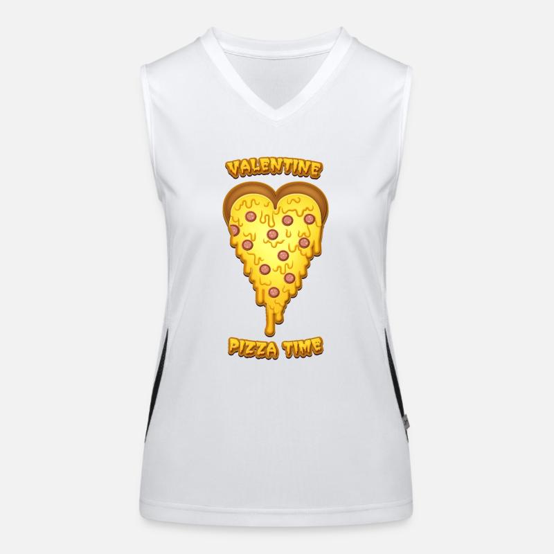 La Saint-Valentin, c’est l’heure de la pizza Débardeur respirant contrasté Femme