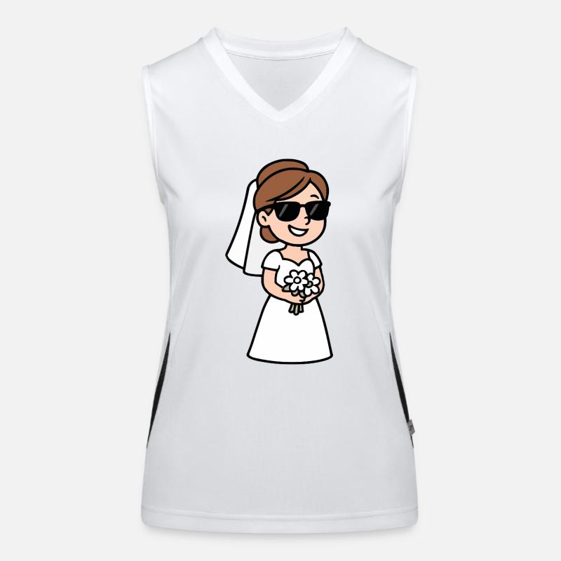 Bride Comic Women's Functional Contrast Tank Top