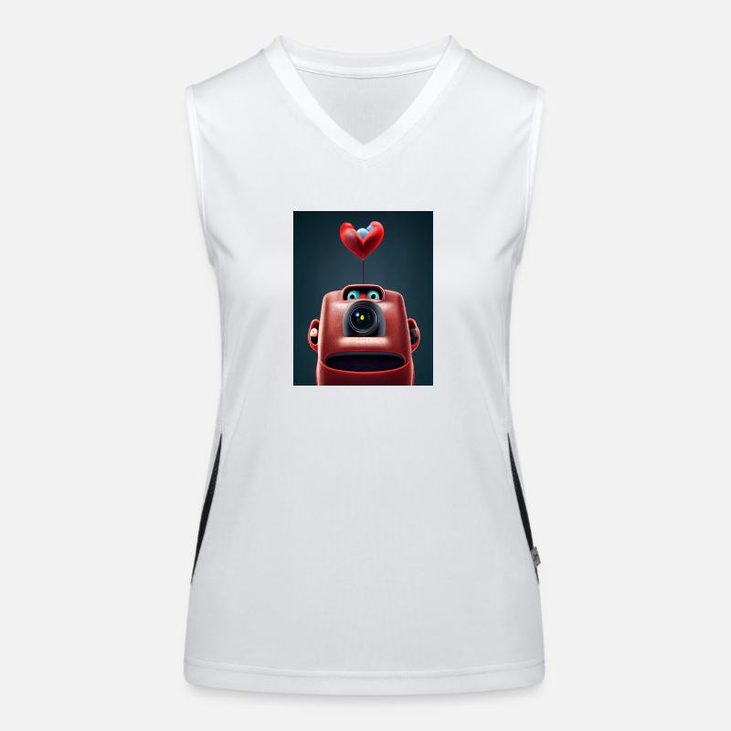 Robot Love Débardeur respirant contrasté Femme