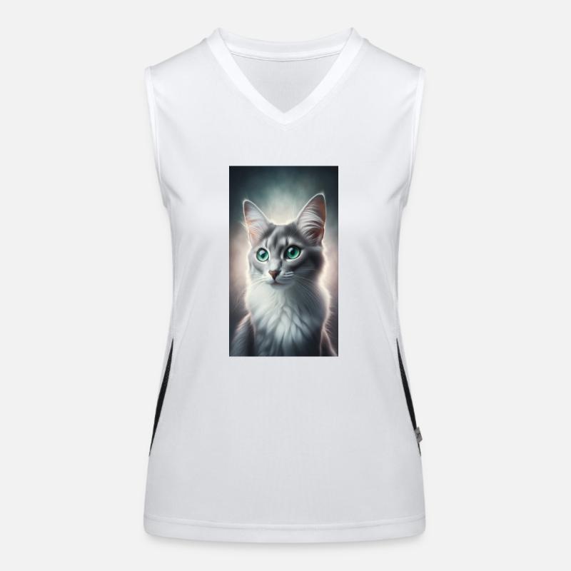 Chat Débardeur respirant contrasté Femme