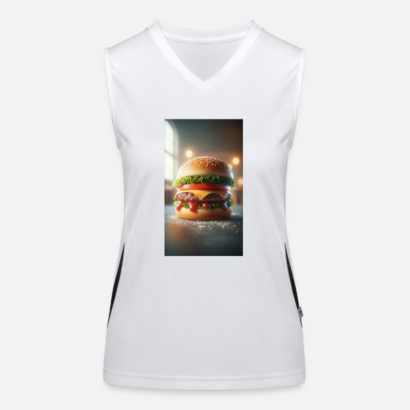 Hamburger Women's Functional Contrast Tank Top