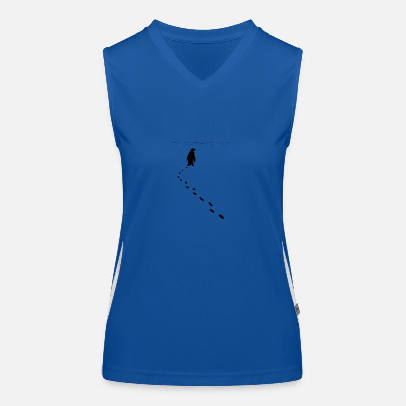 Minimalistic Herzog's Solo Penguin Women's Functional Contrast Tank Top