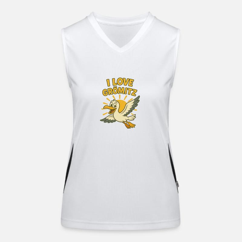 I love Grömitz Funktionelles Kontrast-Tank Top für Frauen