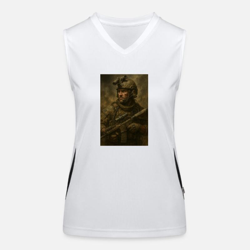 Militaire Débardeur respirant contrasté Femme