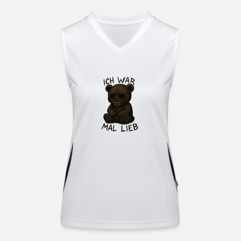 teddy Funktionelles Kontrast-Tank Top für Frauen