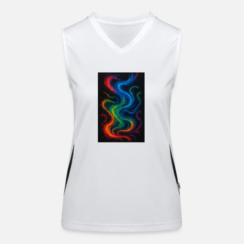 Rainbow Water River Women's Functional Contrast Tank Top