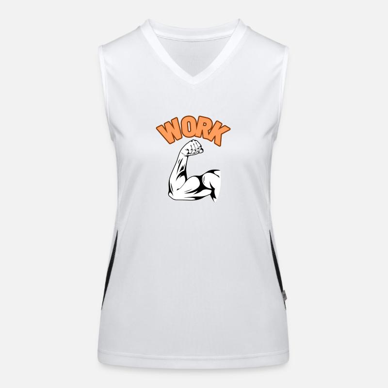 Work Funktionelles Kontrast-Tank Top für Frauen
