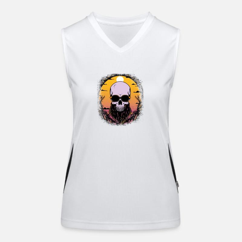 quote present bday beard accessory store Funktionelles Kontrast-Tank Top für Frauen