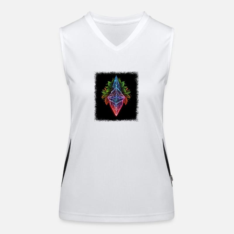 fun love cool present idea geek bird gift pride Funktionelles Kontrast-Tank Top für Frauen