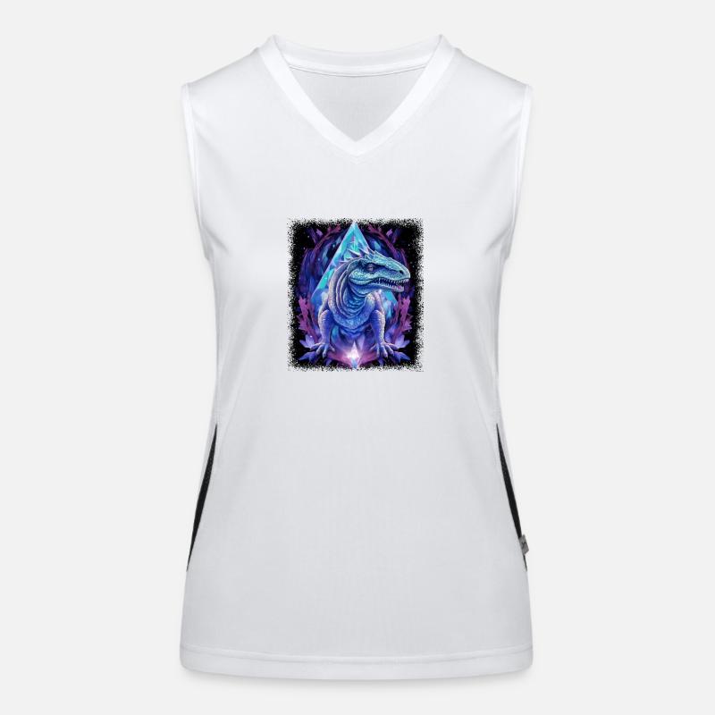 t rex gift gift idea trex born in 2004 awesome Funktionelles Kontrast-Tank Top für Frauen