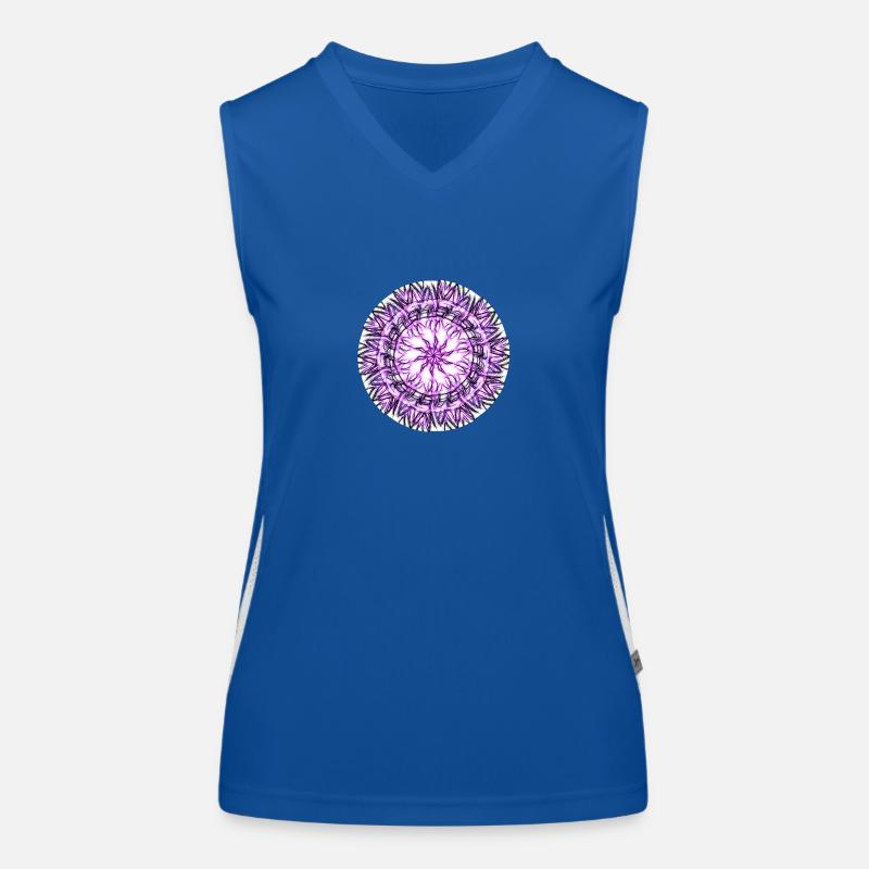 Mandala Débardeur respirant contrasté Femme