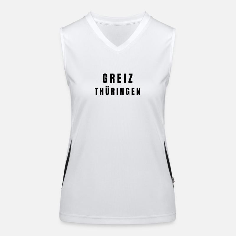 Greiz Thüringen Funktionelles Kontrast-Tank Top für Frauen