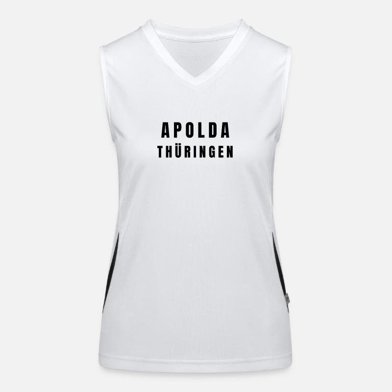 Apolda, Thuringia Women's Functional Contrast Tank Top