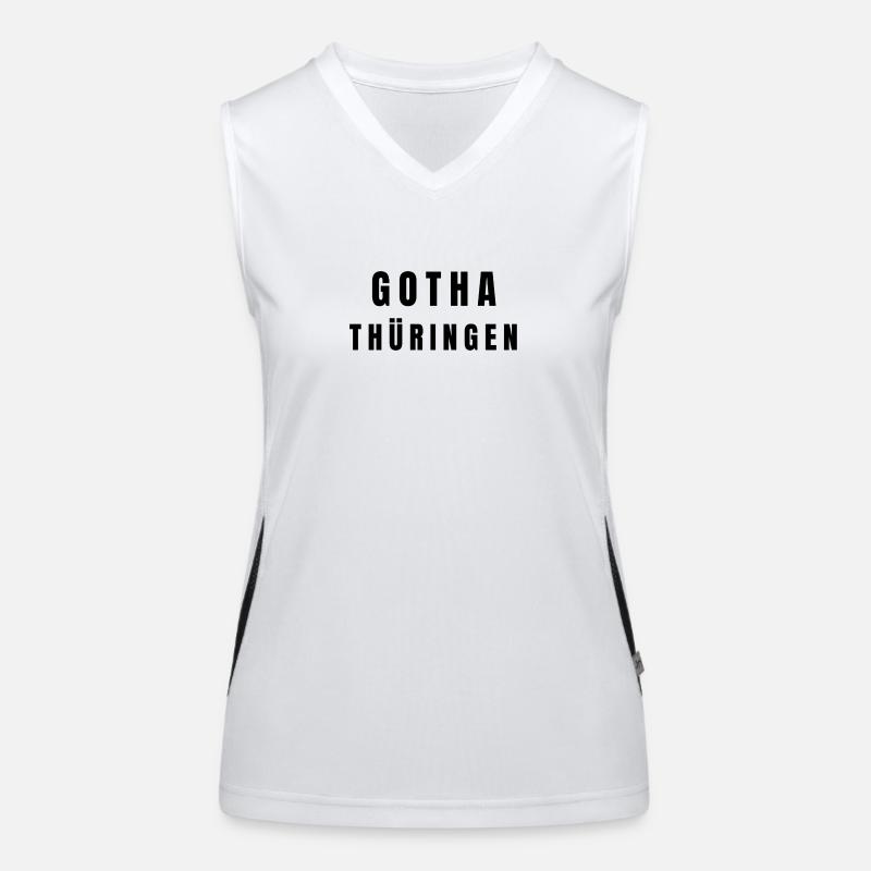 Gotha Thüringen Funktionelles Kontrast-Tank Top für Frauen