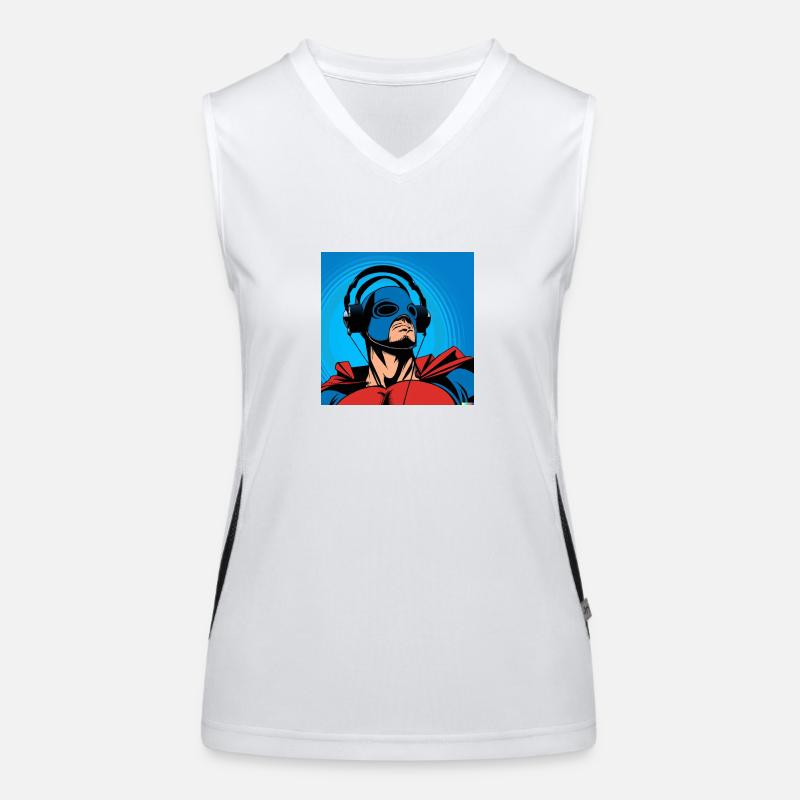 SUPERHELD Funktionelles Kontrast-Tank Top für Frauen