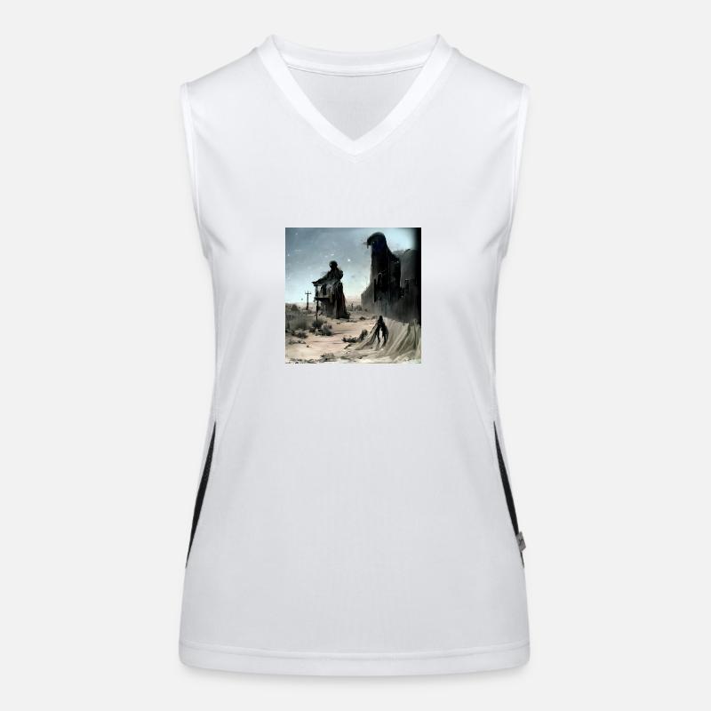 Ghost Town Women's Functional Contrast Tank Top