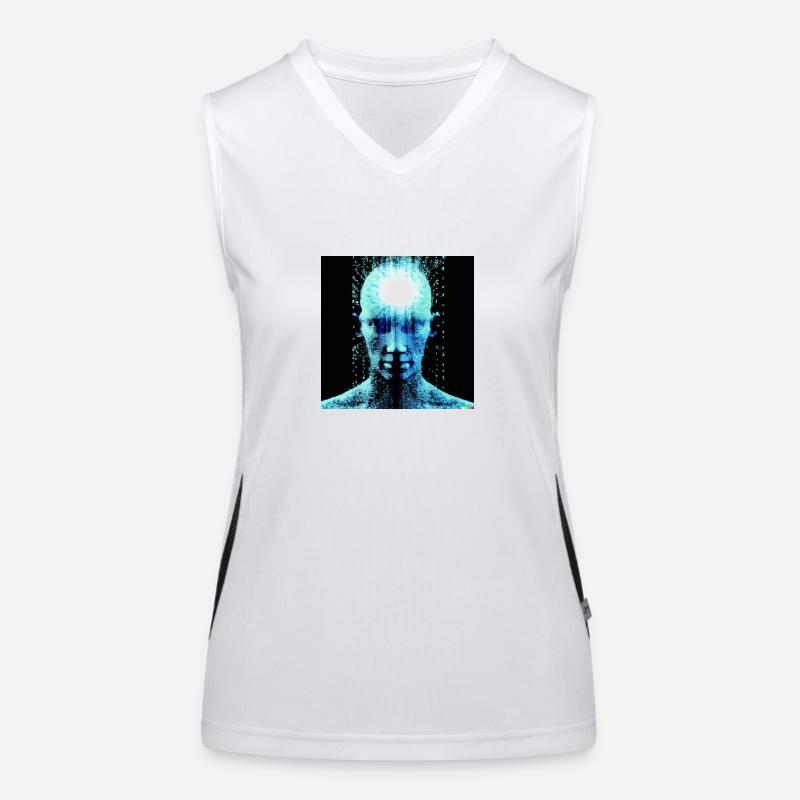 Artificial intelligence Women's Functional Contrast Tank Top