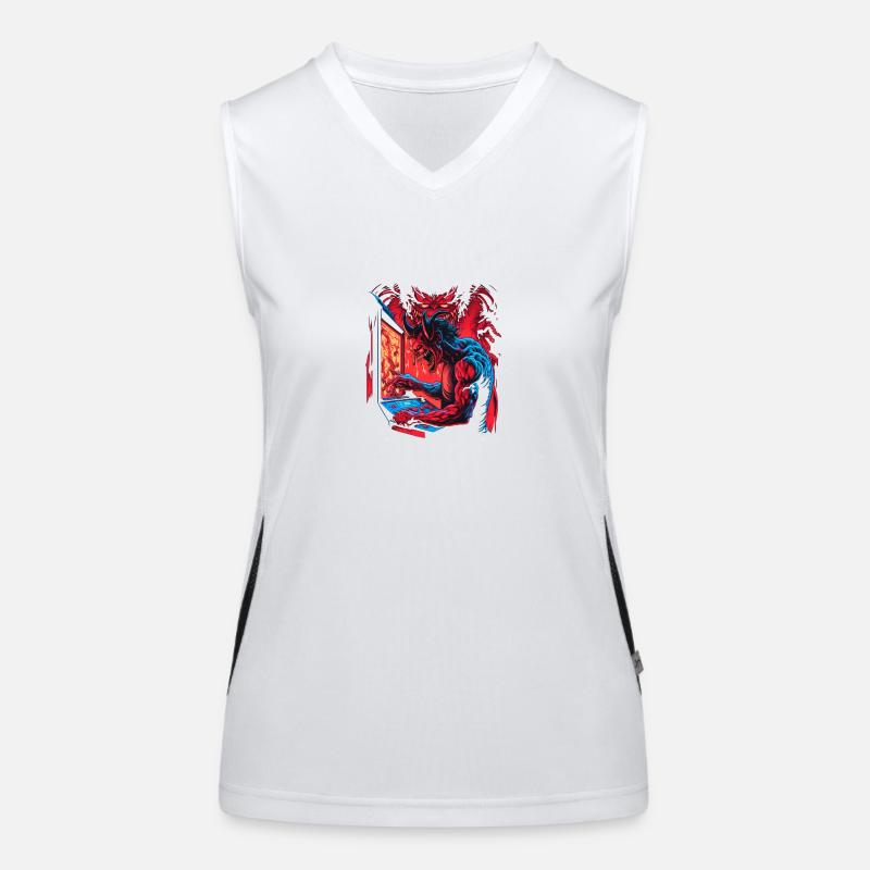 Damon's Game Women's Functional Contrast Tank Top
