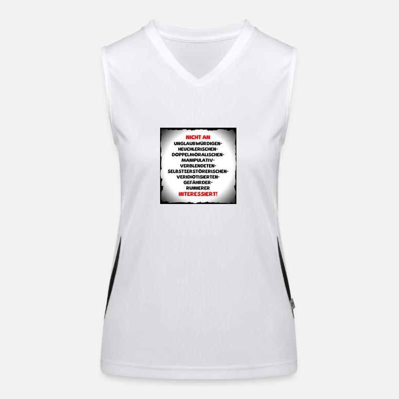 vermeide schlechtes Funktionelles Kontrast-Tank Top für Frauen