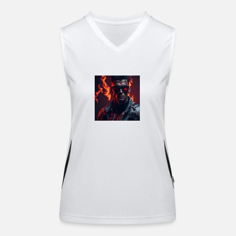 Fireman Women's Functional Contrast Tank Top
