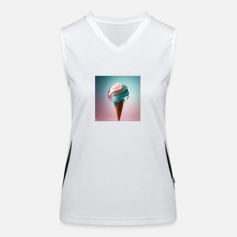 eis flow Funktionelles Kontrast-Tank Top für Frauen