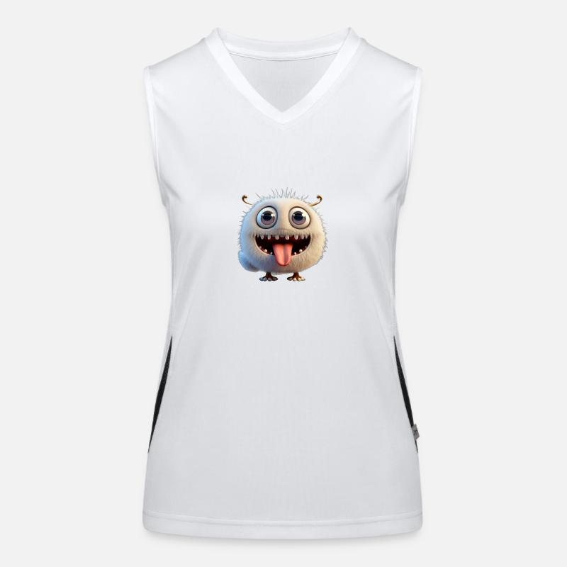 IMG 1717 - Women's Functional Contrast Tank Top - white/black