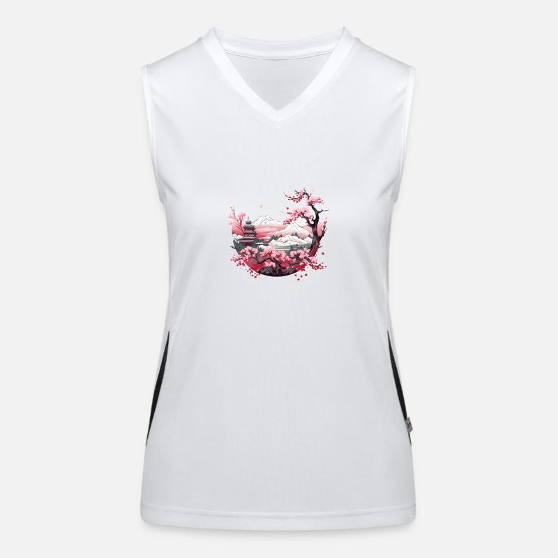 Japan World Funktionelles Kontrast-Tank Top für Frauen