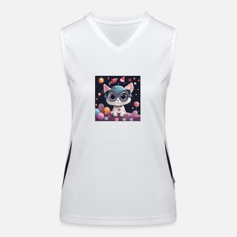 Cat Women's Functional Contrast Tank Top