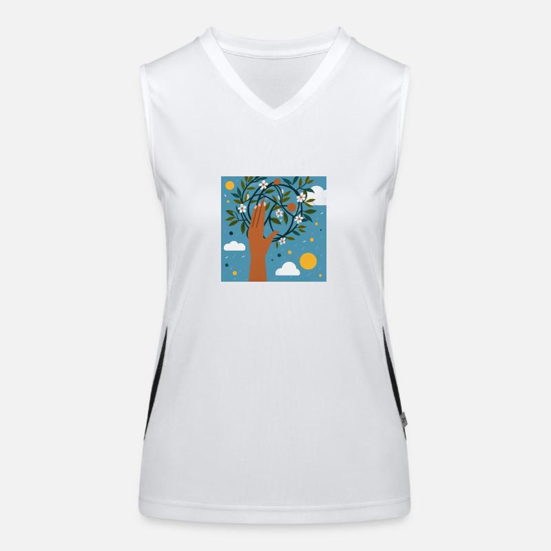 Monde durable Débardeur respirant contrasté Femme