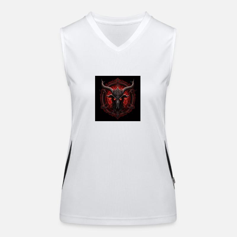 Demon Hunter Devils Horn Metal Funktionelles Kontrast-Tank Top für Frauen