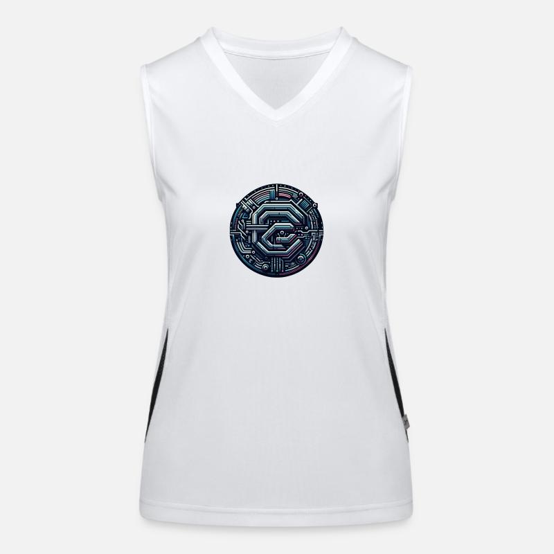 Sci-Fi Funktionelles Kontrast-Tank Top für Frauen