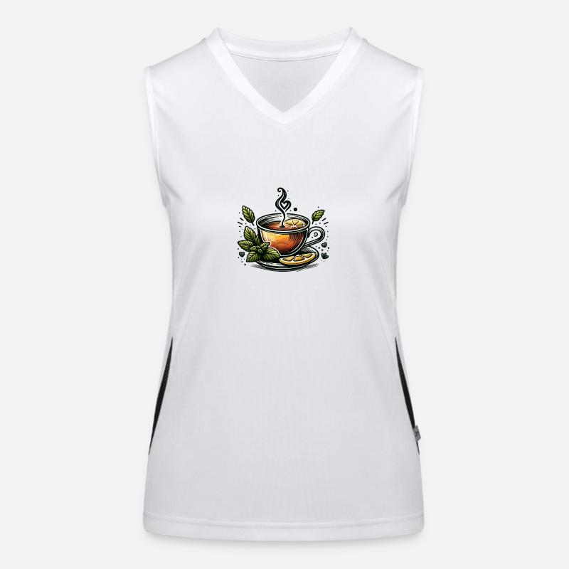 Tee Funktionelles Kontrast-Tank Top für Frauen