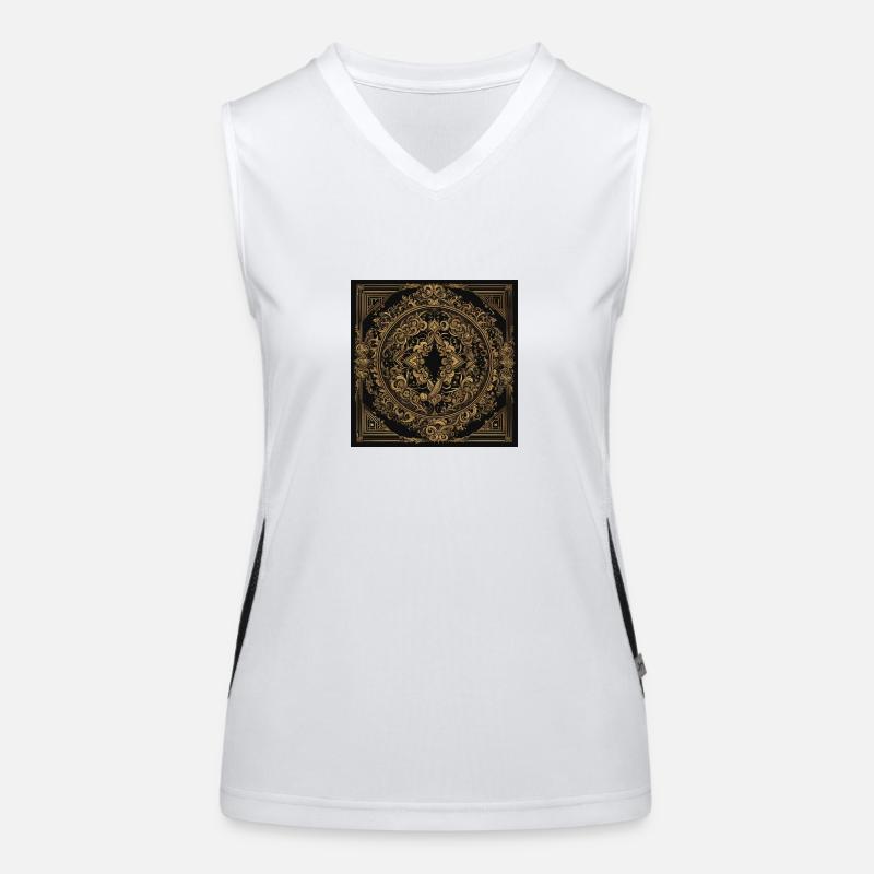 Mandala Funktionelles Kontrast-Tank Top für Frauen