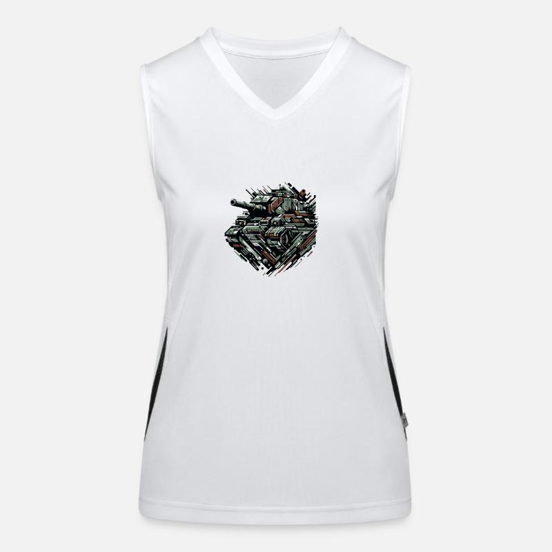 Armored Assault Construct Women's Functional Contrast Tank Top