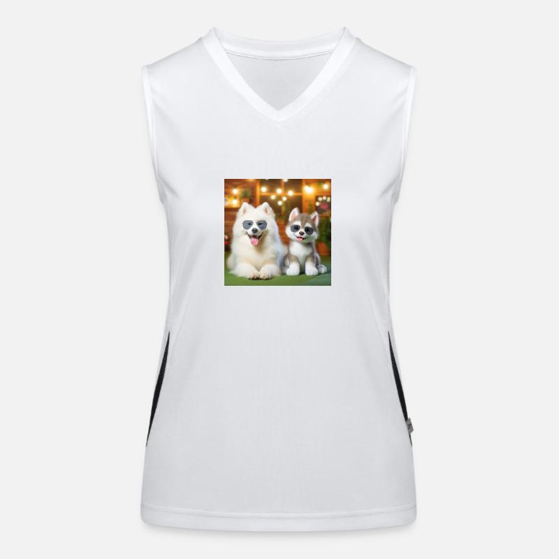 Samoyed Gang Women's Functional Contrast Tank Top