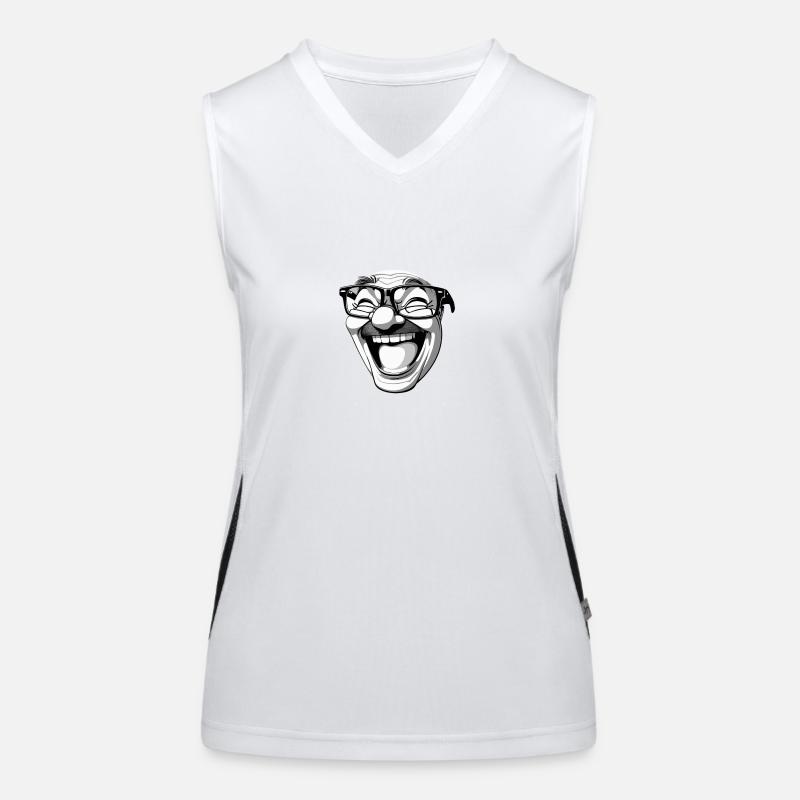 Funny face! Women's Functional Contrast Tank Top