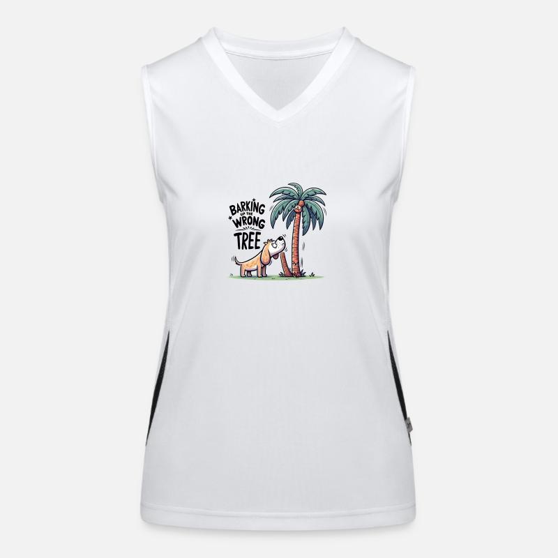 Barking Up The Wrong Tree Women's Functional Contrast Tank Top