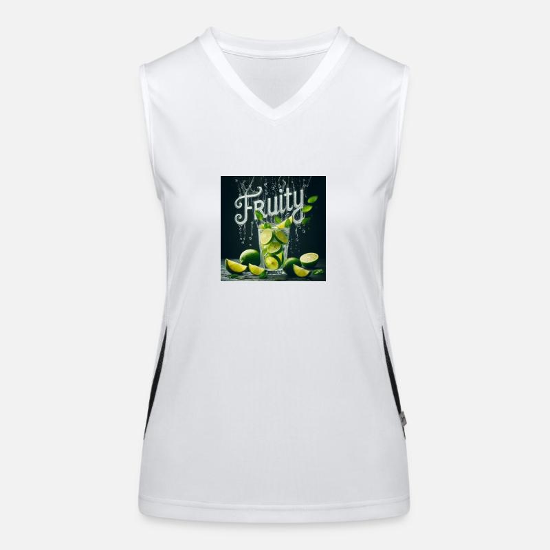 Fruchtig Funktionelles Kontrast-Tank Top für Frauen