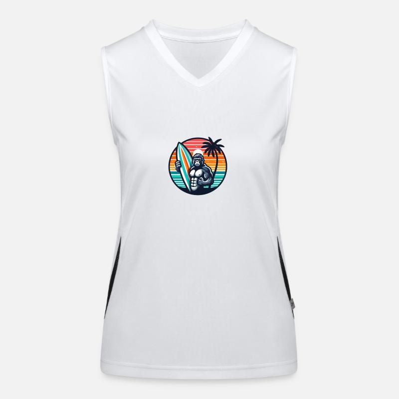 Surfboard Gorilla Women's Functional Contrast Tank Top