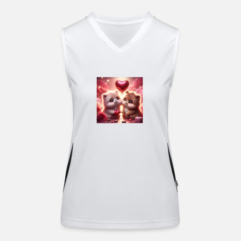 Hamster doux Débardeur respirant contrasté Femme