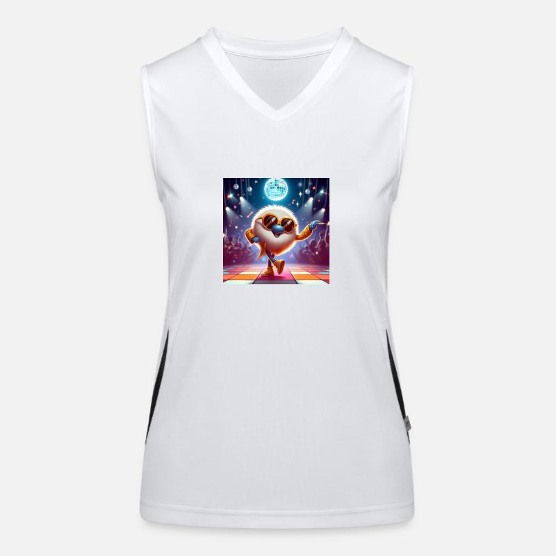 Pizza wuschle Funktionelles Kontrast-Tank Top für Frauen