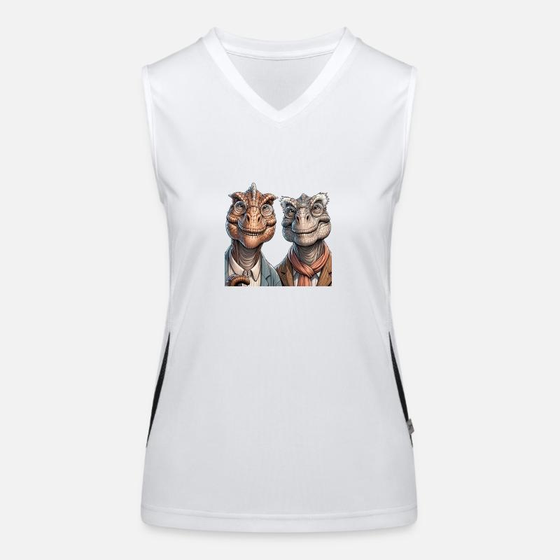 Senior Dino Women's Functional Contrast Tank Top