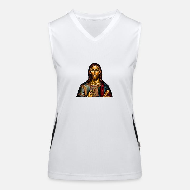 Jesus Women's Functional Contrast Tank Top