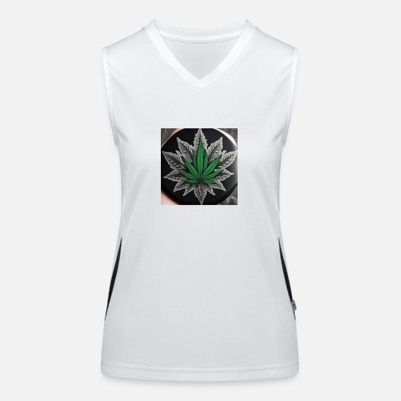 Cannabis 5 Women's Functional Contrast Tank Top
