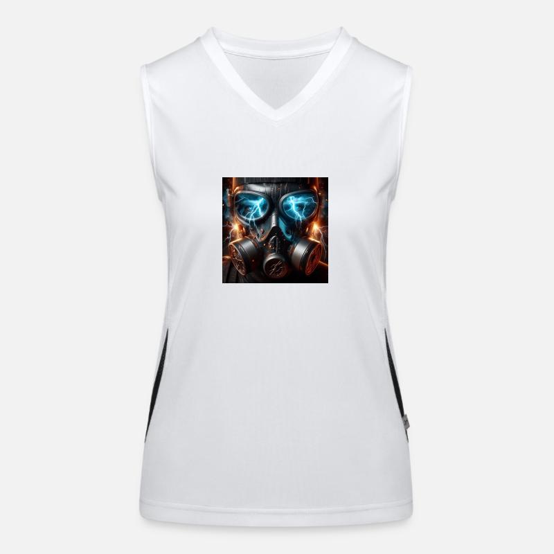 Gas Mask Women's Functional Contrast Tank Top