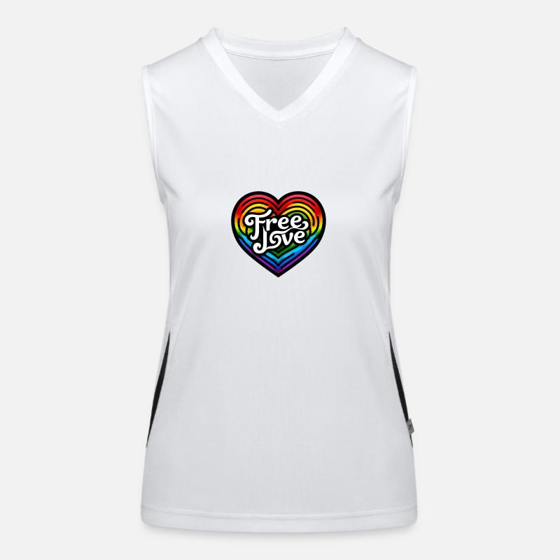 FreeLove2 Funktionelles Kontrast-Tank Top für Frauen