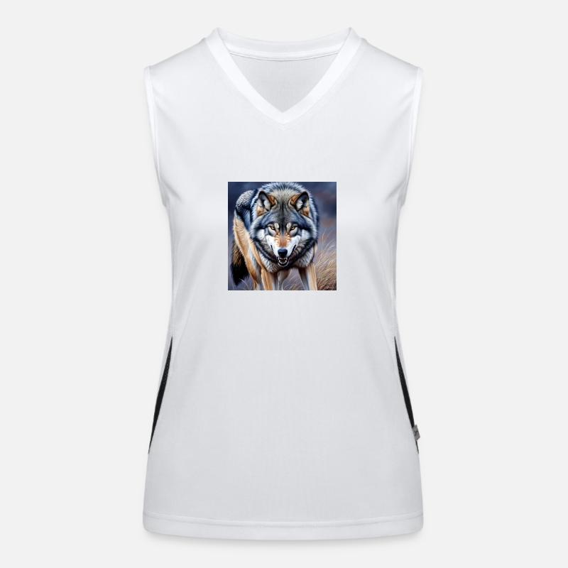 Wolf Women's Functional Contrast Tank Top
